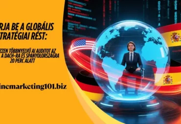 onlinemarketing101 - Zárja be a Globális Stratégiai Rést: Szerezzen Többnyelvű AI Auditot az USA-ra, a DACH-ra és Spanyolországra 20 Perc Alatt