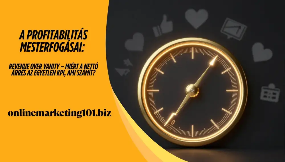 A profitabilitás mesterfogásai: Revenue over Vanity – Miért a nettó árrés az egyetlen KPI, ami számít?