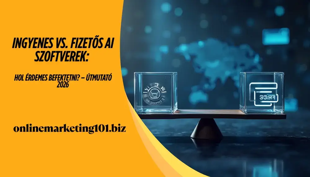 Ingyenes vs. fizetős AI szoftverek: Hol érdemes befektetni? – Útmutató 2026