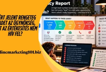 onlinemarketing101 Miért jelent rengeteg leadet az ügynökség, amit az értékesítés nem hív fel