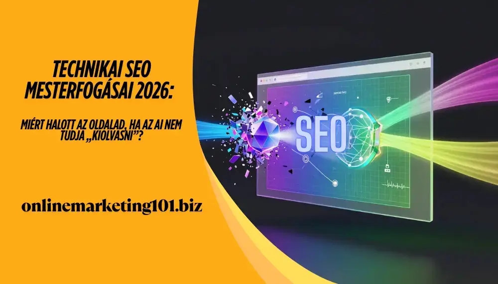 Technikai SEO mesterfogásai 2026: Miért halott az oldalad, ha az AI nem tudja „kiolvasni”?