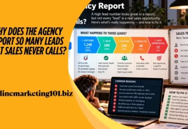 onlinemarketing101 Why Does the Agency Report So Many Leads That Sales Never Calls